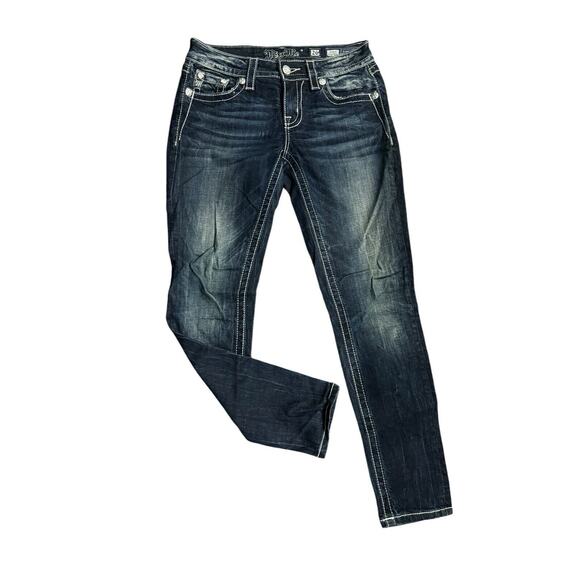 Miss Me Signature Ankle Skinny Embellished Women's Jeans Size 26 - Picture 1 of 5
